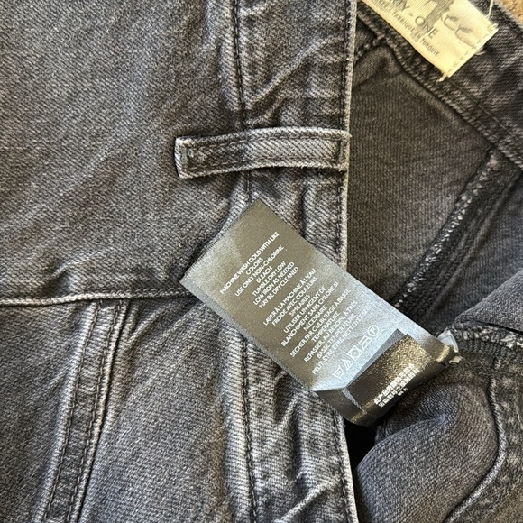 Free People We The Free Florence Black/Grey Flare Jeans - Picture 7 of 10